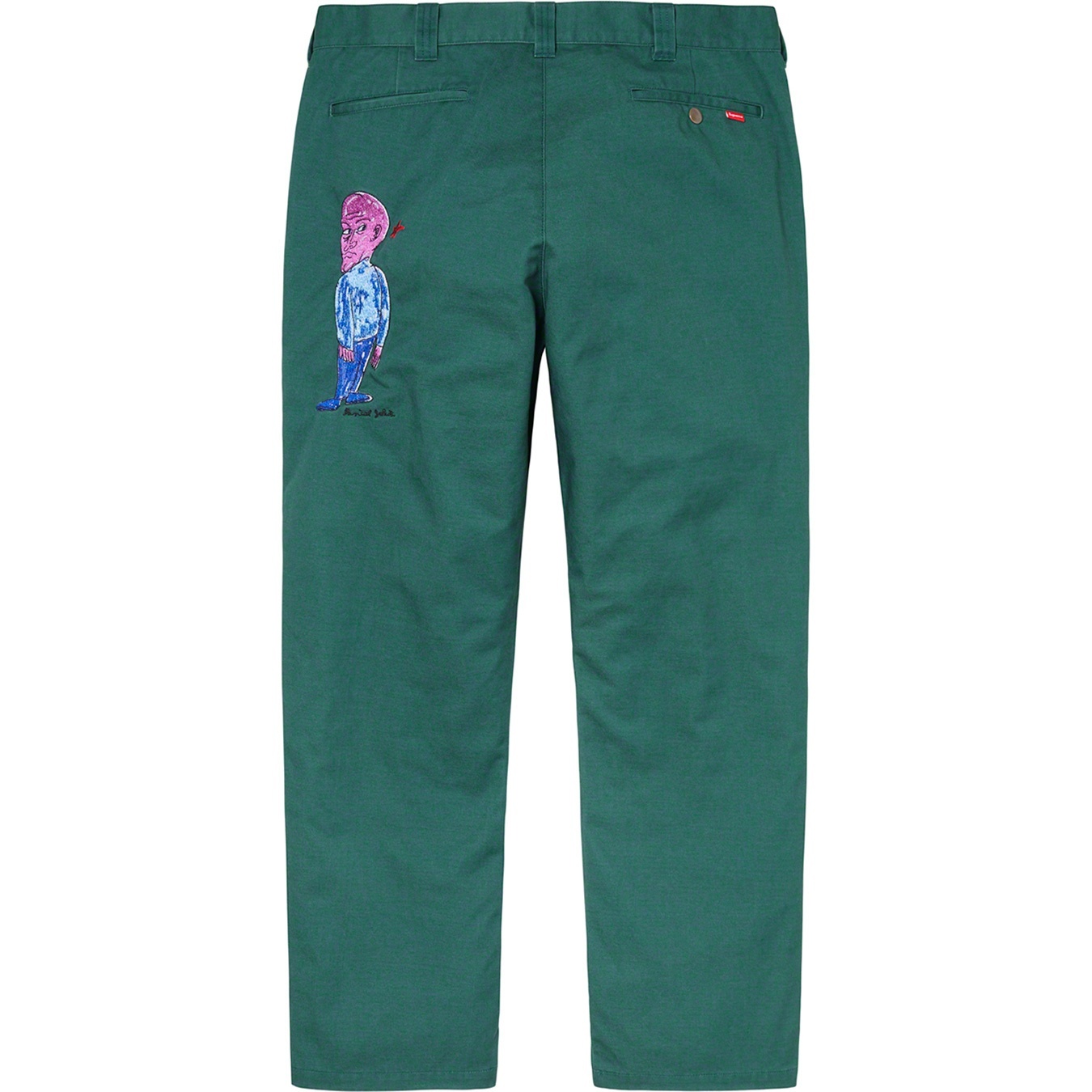 Daniel Johnston Embroidered Work Pant view 6